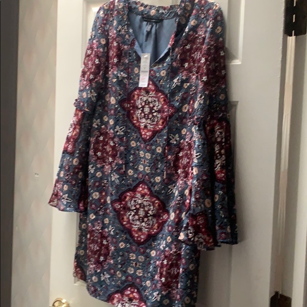 WHBM Boho Print dress